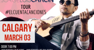 Jorge Luis Chacin en concierto Calgary Edmonton