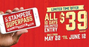 Julio 7 al 16 2017 - Calgary - Stampede SuperPass